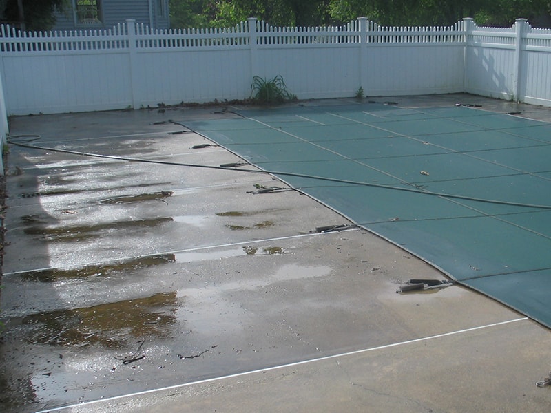 Concrete Washing Before After