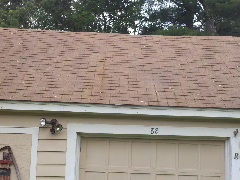 Roof Cleaning Before After